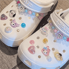 Sanrio Cute Crocs Sandals Decoration Shoe Charms