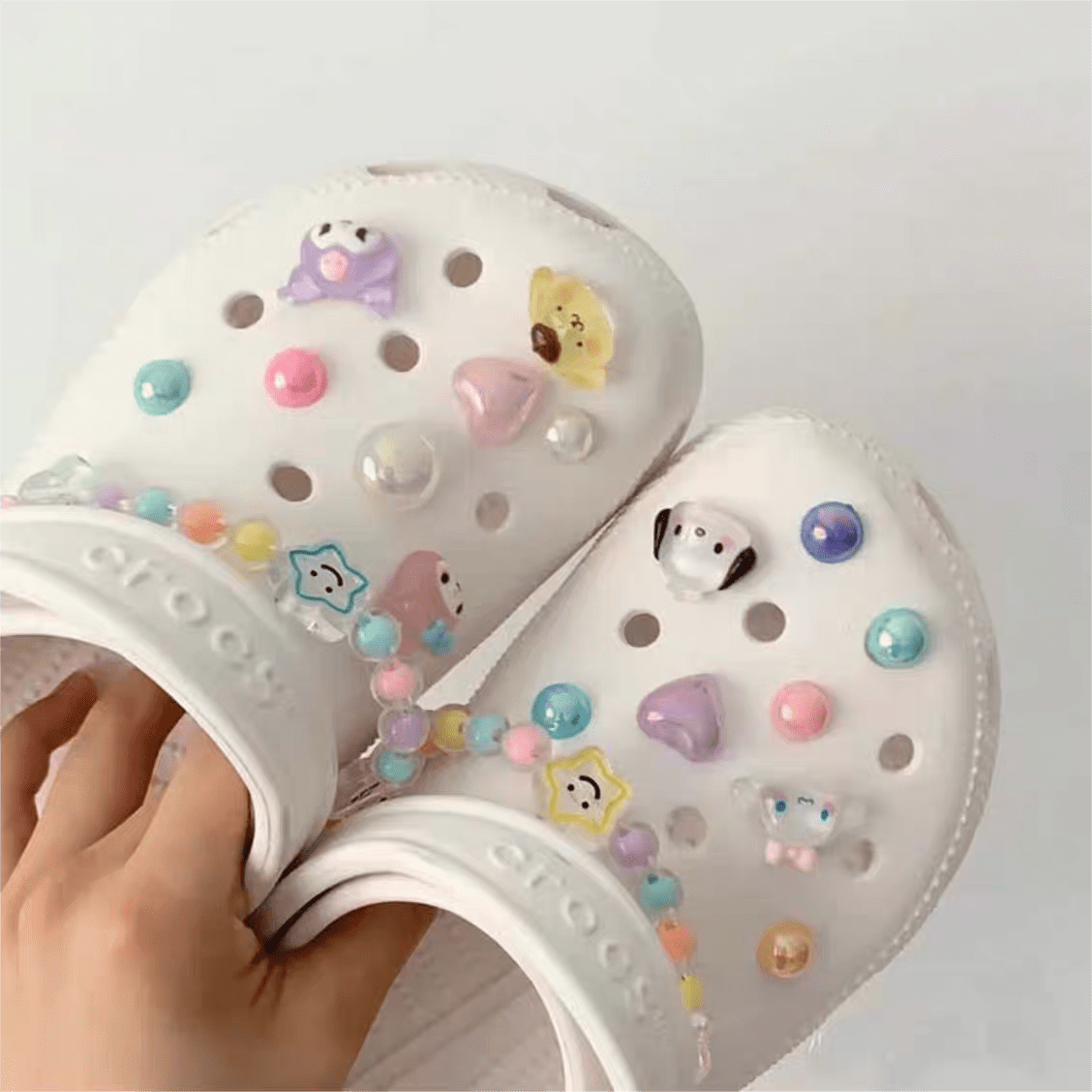 Sanrio Cute Crocs Sandals Decoration Shoe Charms