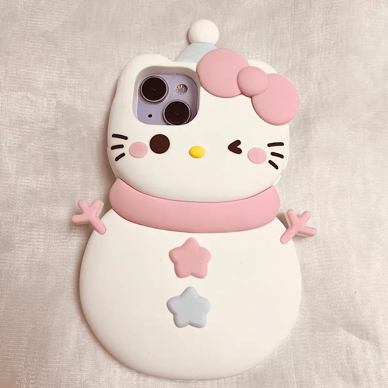 Sanrio Hello Kitty My Melody Snowman iPhone Case