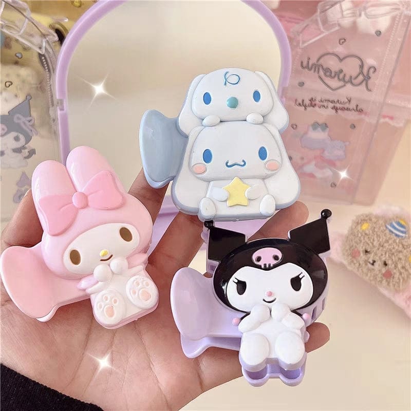 Sanrio Kawaii My Melody Kuromi Cinnamoroll Hair Claw Clip