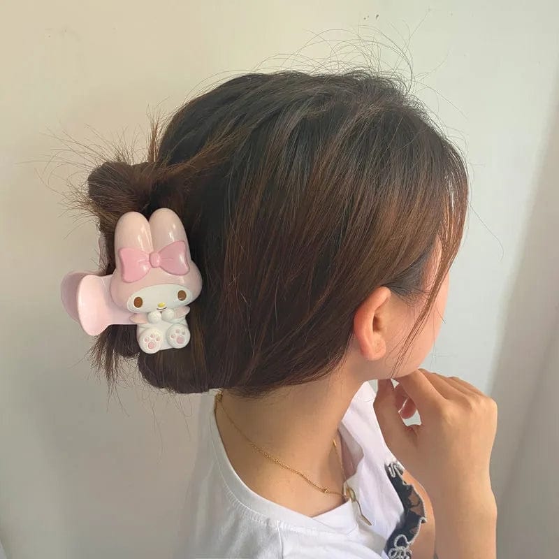 Sanrio Kawaii My Melody Kuromi Cinnamoroll Hair Claw Clip