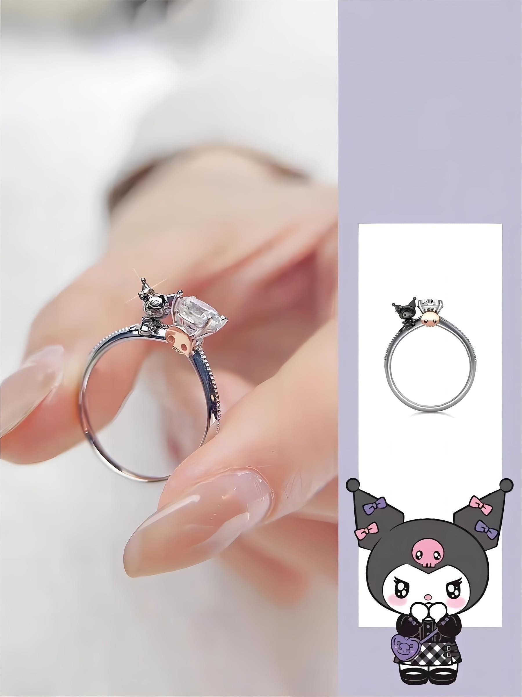 Sanrio Kuromi Diamond Ring