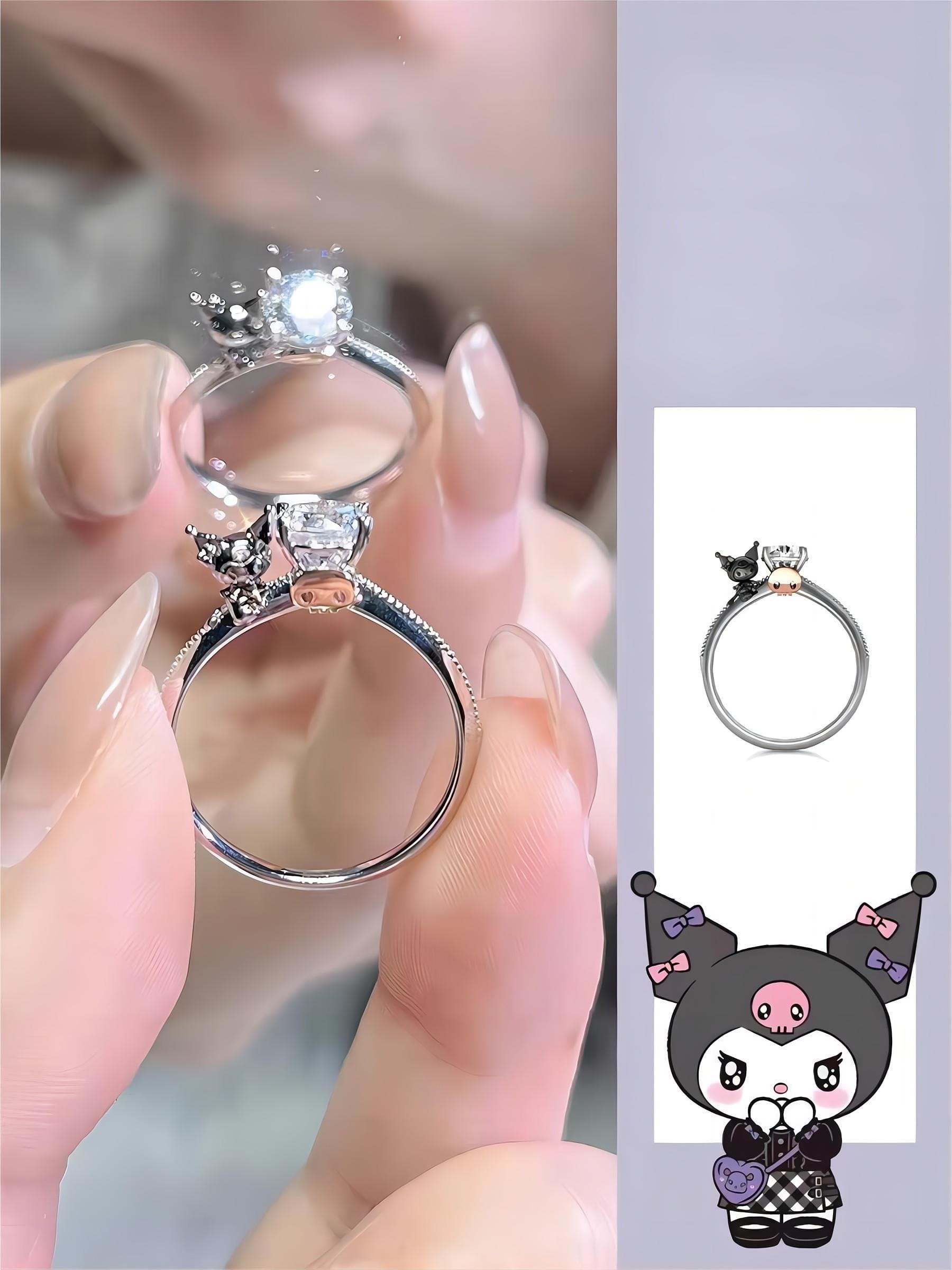 Sanrio Kuromi Diamond Ring