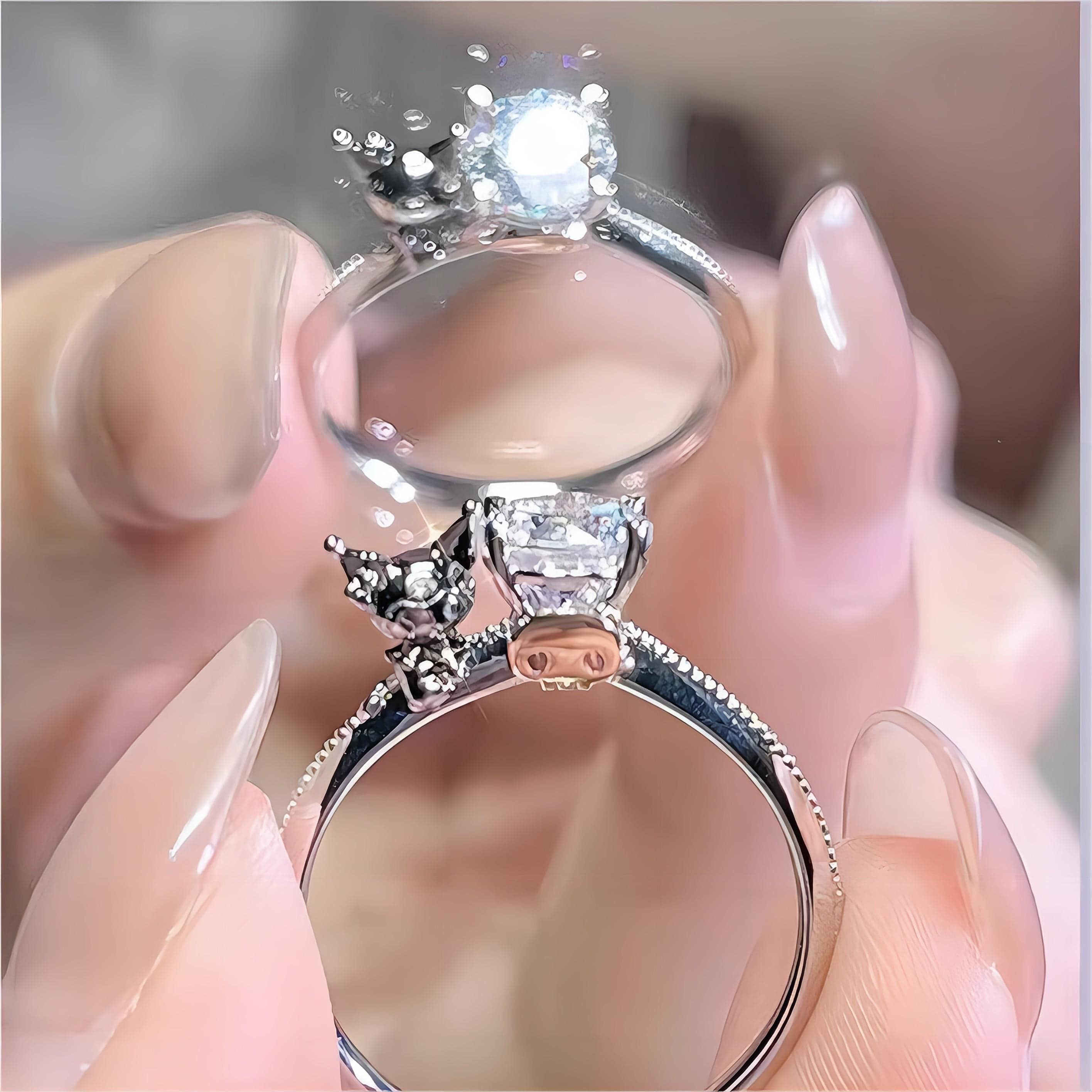 Sanrio Kuromi Diamond Ring