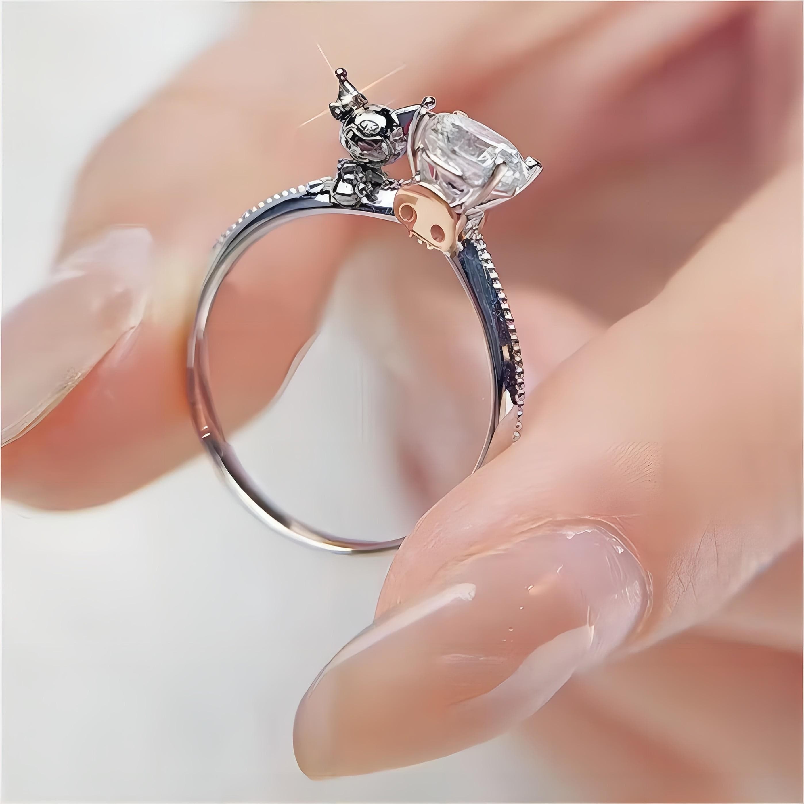 Sanrio Kuromi Diamond Ring