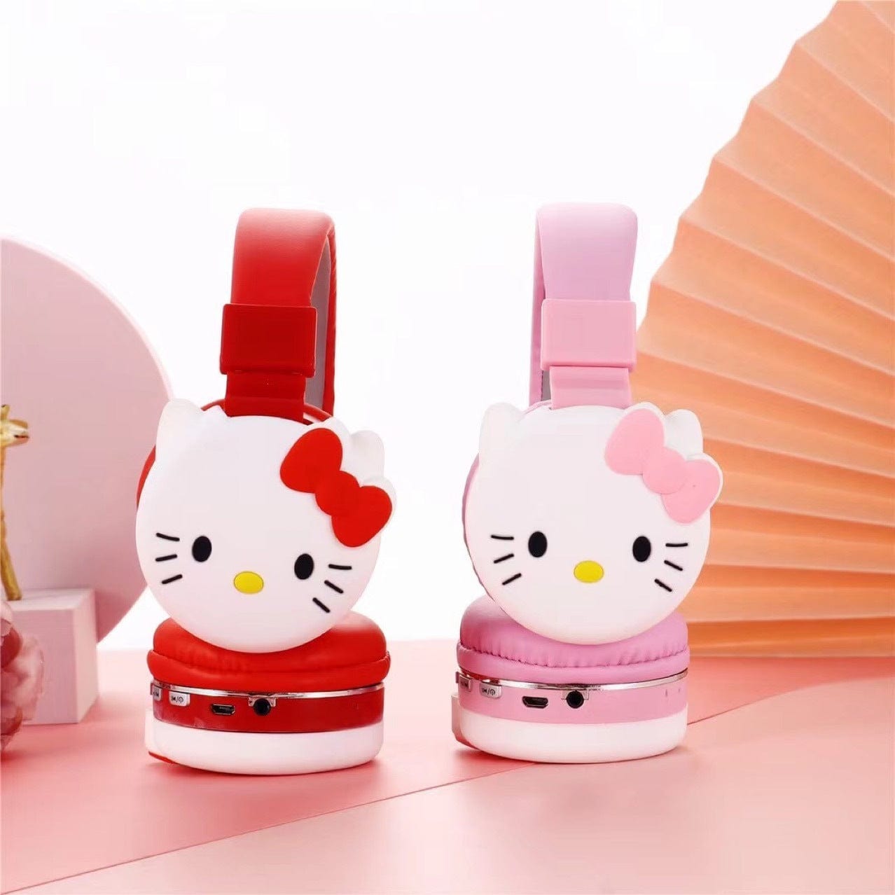 Sanrio Kuromi Hello Kitty Bluetooth Wireless Stereo Headset Earphone Headphone