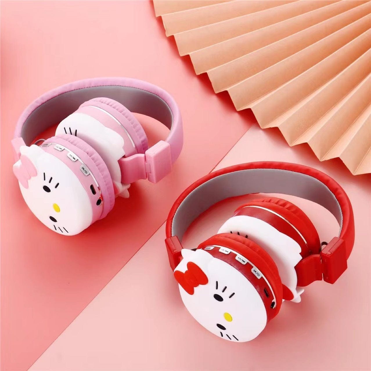 Sanrio Kuromi Hello Kitty Bluetooth Wireless Stereo Headset Earphone Headphone