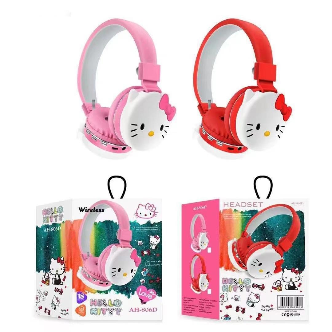 Sanrio Kuromi Hello Kitty Bluetooth Wireless Stereo Headset Earphone Headphone