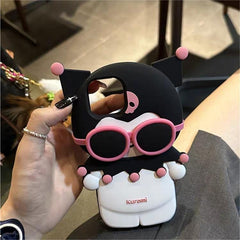 Sanrio Kuromi My Melody Wearing Sunglasses iPhone Case