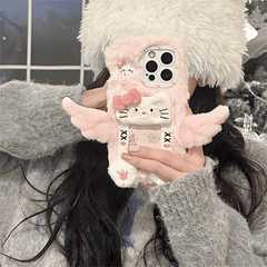 Sanrio Plush Angel Wings Hello Kitty Photo Frame iPhone Case