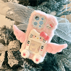 Sanrio Plush Angel Wings Hello Kitty Photo Frame iPhone Case