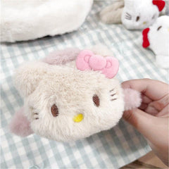 Sanrio Plush Hello Kitty Chignon Claw Clip Hair Clip