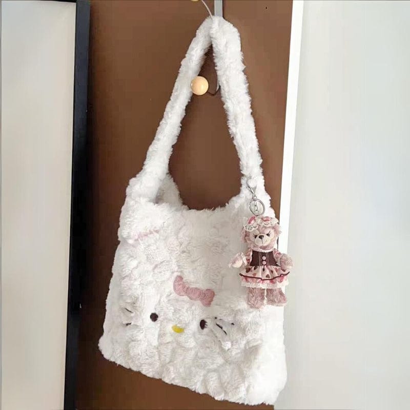 Sanrio Plush Hello Kitty Shoulder Bag