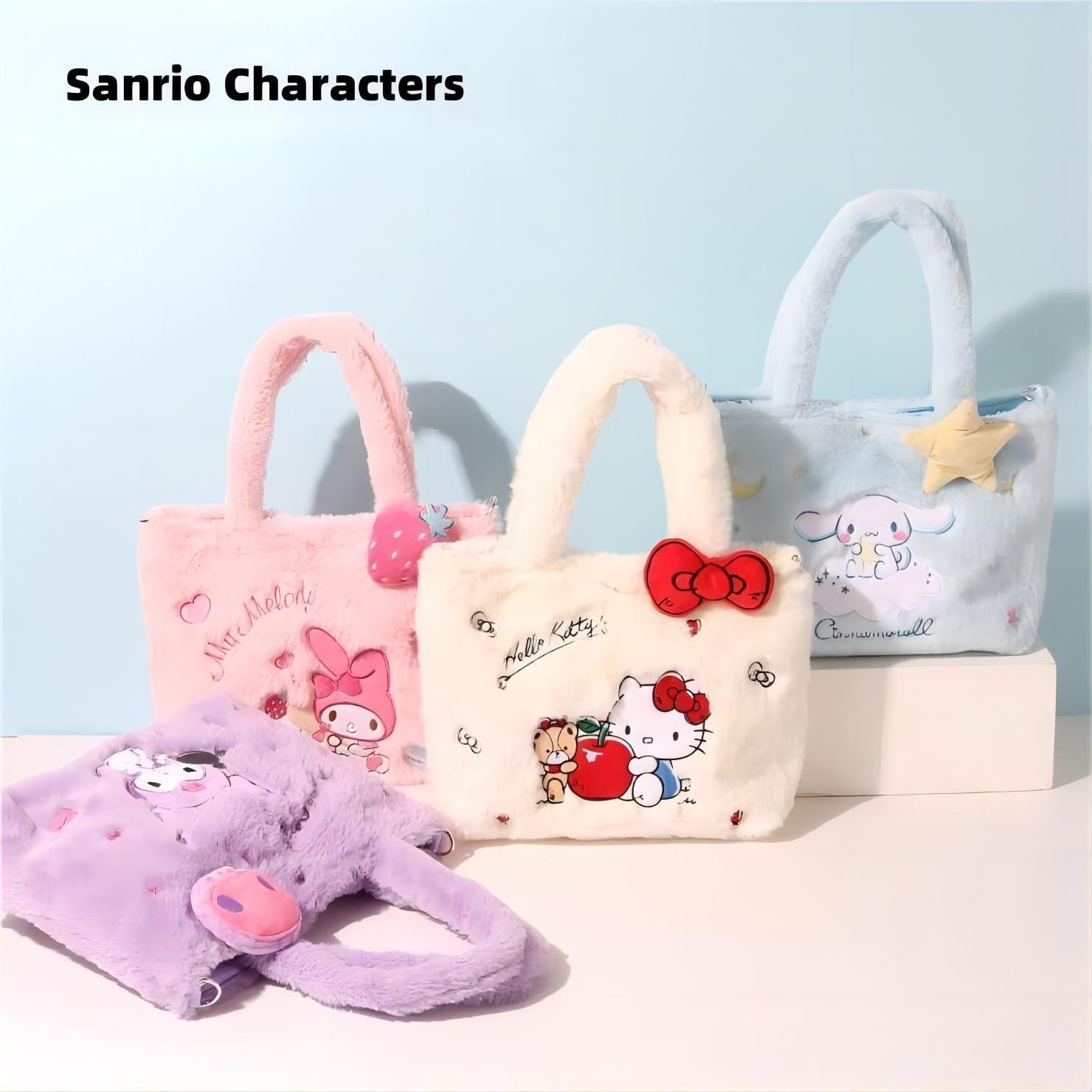 Sanrio Plush Single Shoulder Crossbody Bag