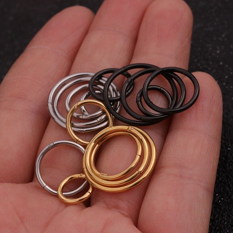 Stainless Steel 16 Gauge Nose Piercing Hoop Nose Ear Ring