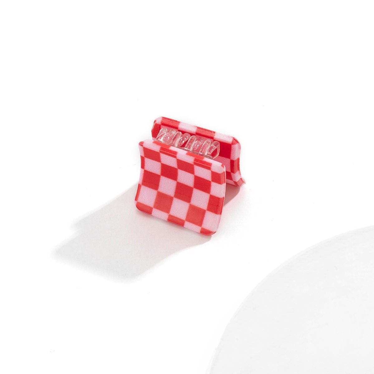 Trendy Colorful Check Checkered Hair Claw Hair Clip